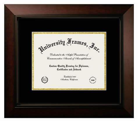 national university diploma frame